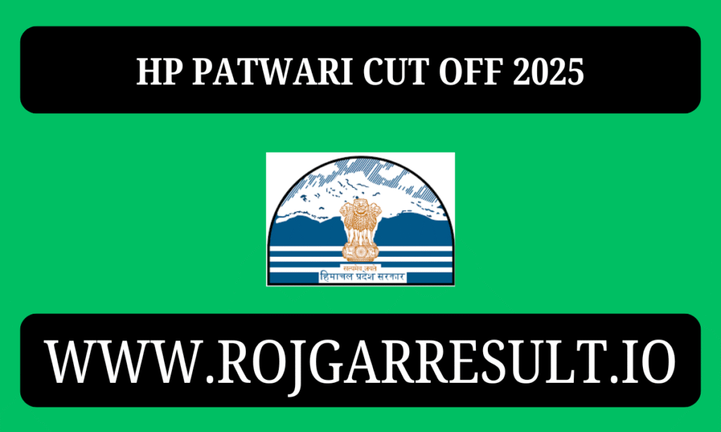 HP Patwari Cut Off 2025