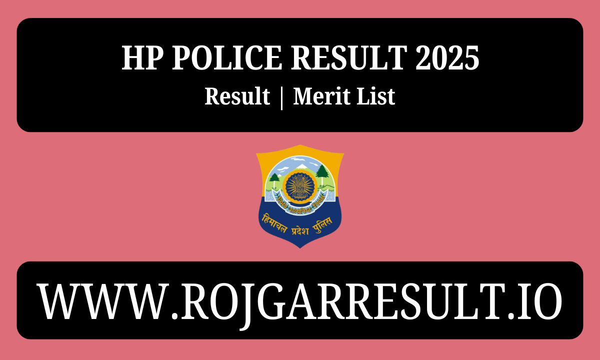 HP Police Result 2025