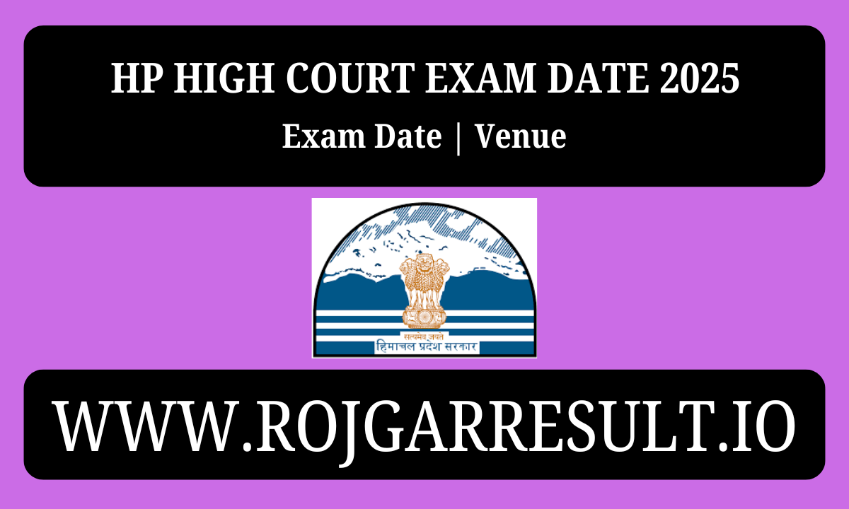 HP high court exam date 2025