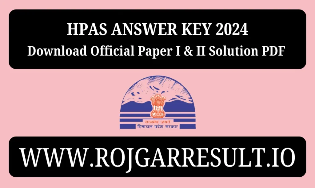 HPAS Answer Key 2024