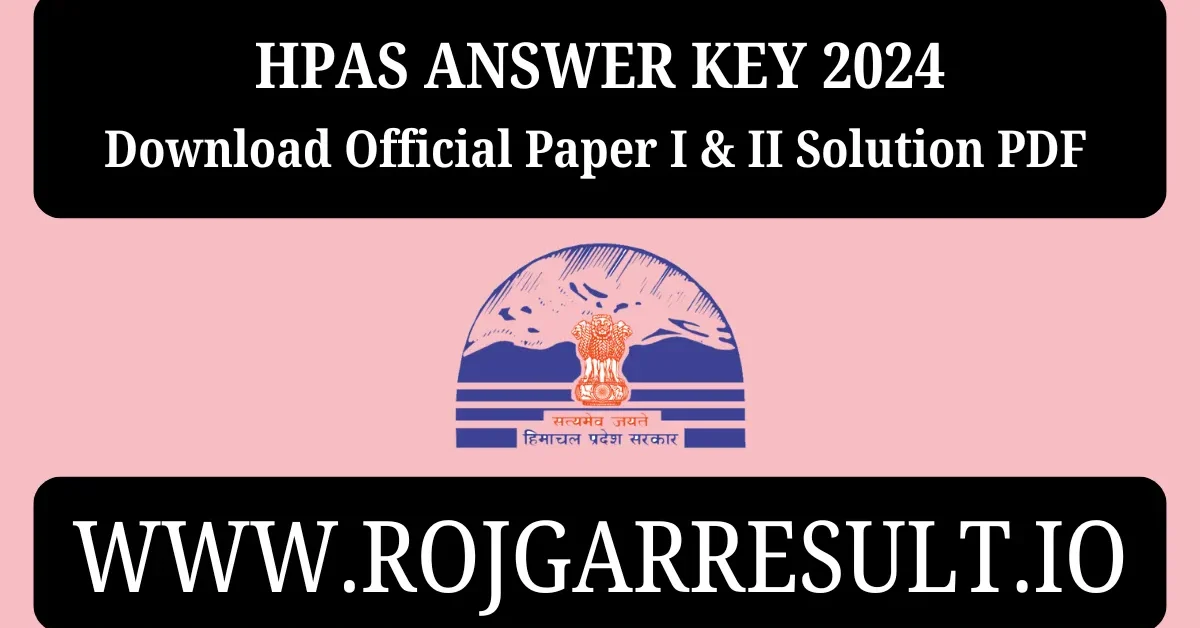 HPAS Answer Key 2024