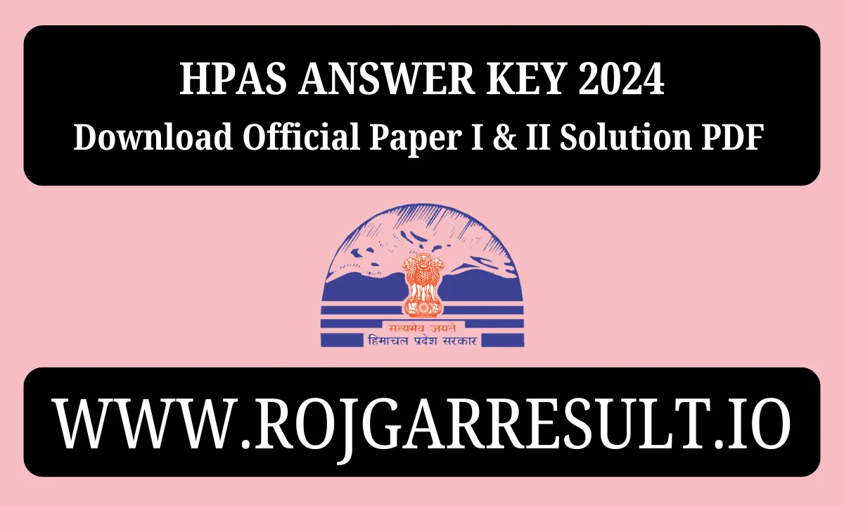 HPAS Answer Key 2024