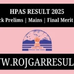 HPAS Result 2025