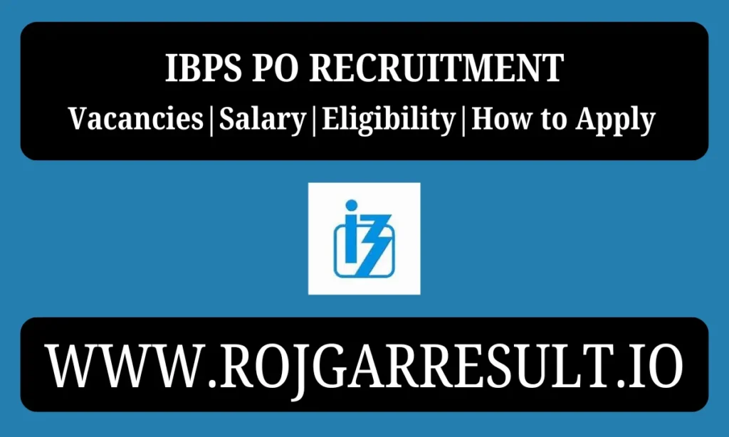 IBPS PO Recruitment