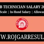 RRB Technician Salary 2025