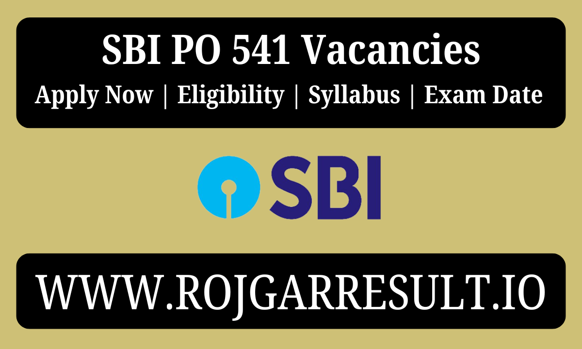 SBI PO Recruitment 2025
