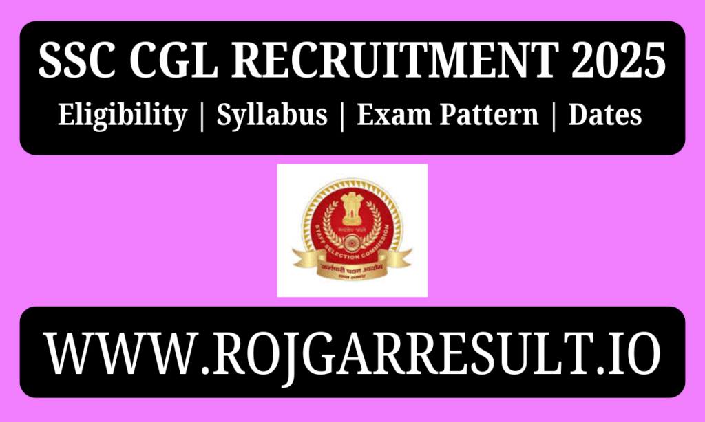 SSC CGL Recruitment 2025