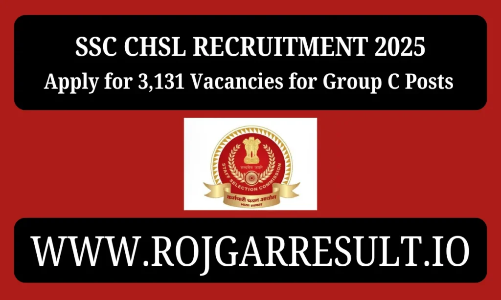 SSC CHSL Recruitment 2025