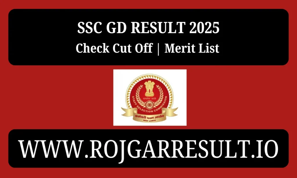 SSC GD Result 2025