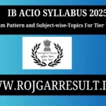 IB ACIO Syllabus 2025