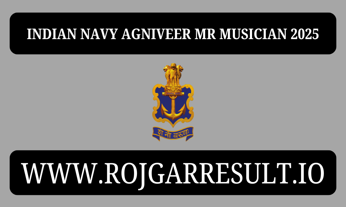 Indian Navy Agniveer MR Musician 2025