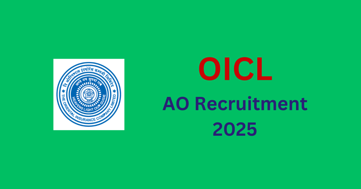 OICL AO Recruitment 2025