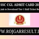 SSC CGL Admit Card 2025