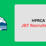 HPRCA JBT Recruitment 2025