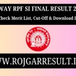 Railway RPF SI Final Result