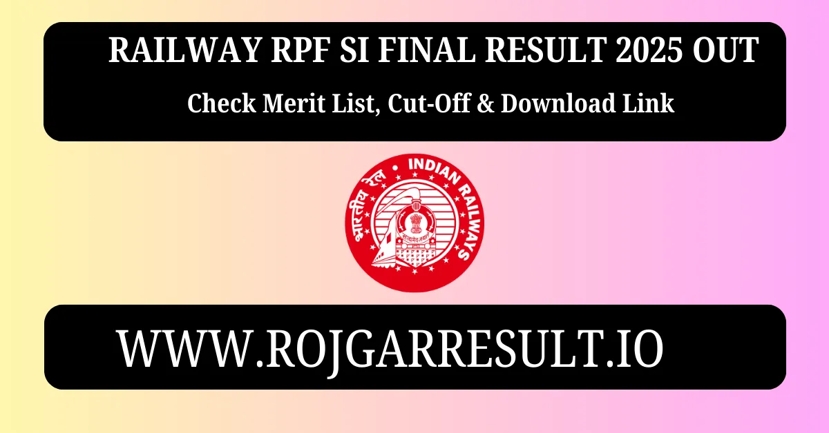 Railway RPF SI Final Result