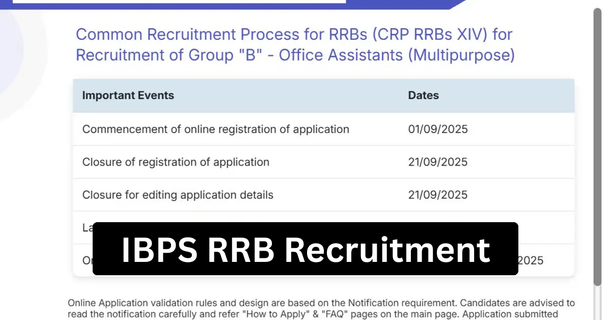 IBPS RRB Recruitment 2025