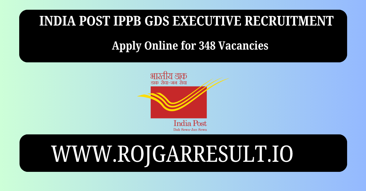 India Post IPPB GDS Executive Recruitment