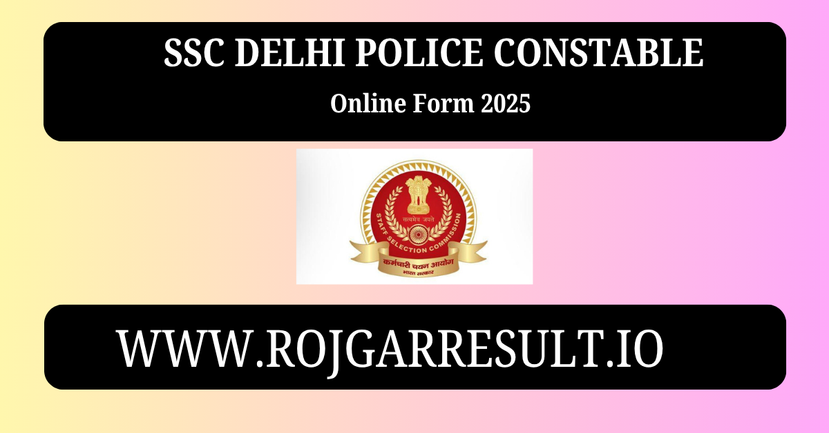 SSC Delhi Police Constable